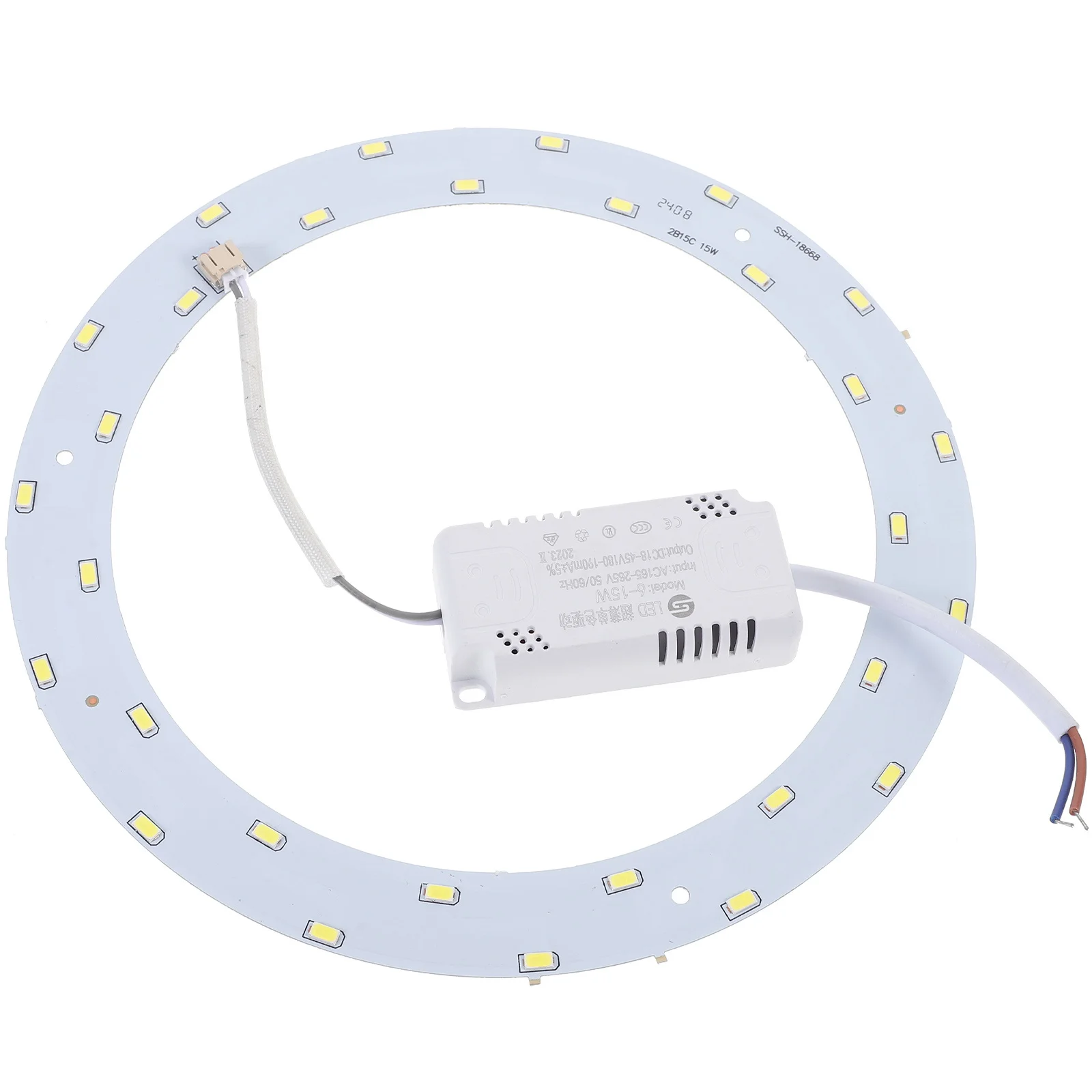 15w 220v-240v smd 5730 30led lâmpada circular magnética led luz de teto fácil adsorver placa de base redonda luminária