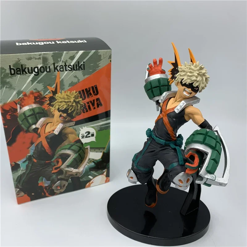 My Hero Academia Vol.3 Bakugou Katsuki Fighting Ver. PVC Action Figure No Hero Shoto Midoriya Collect Model 18cm