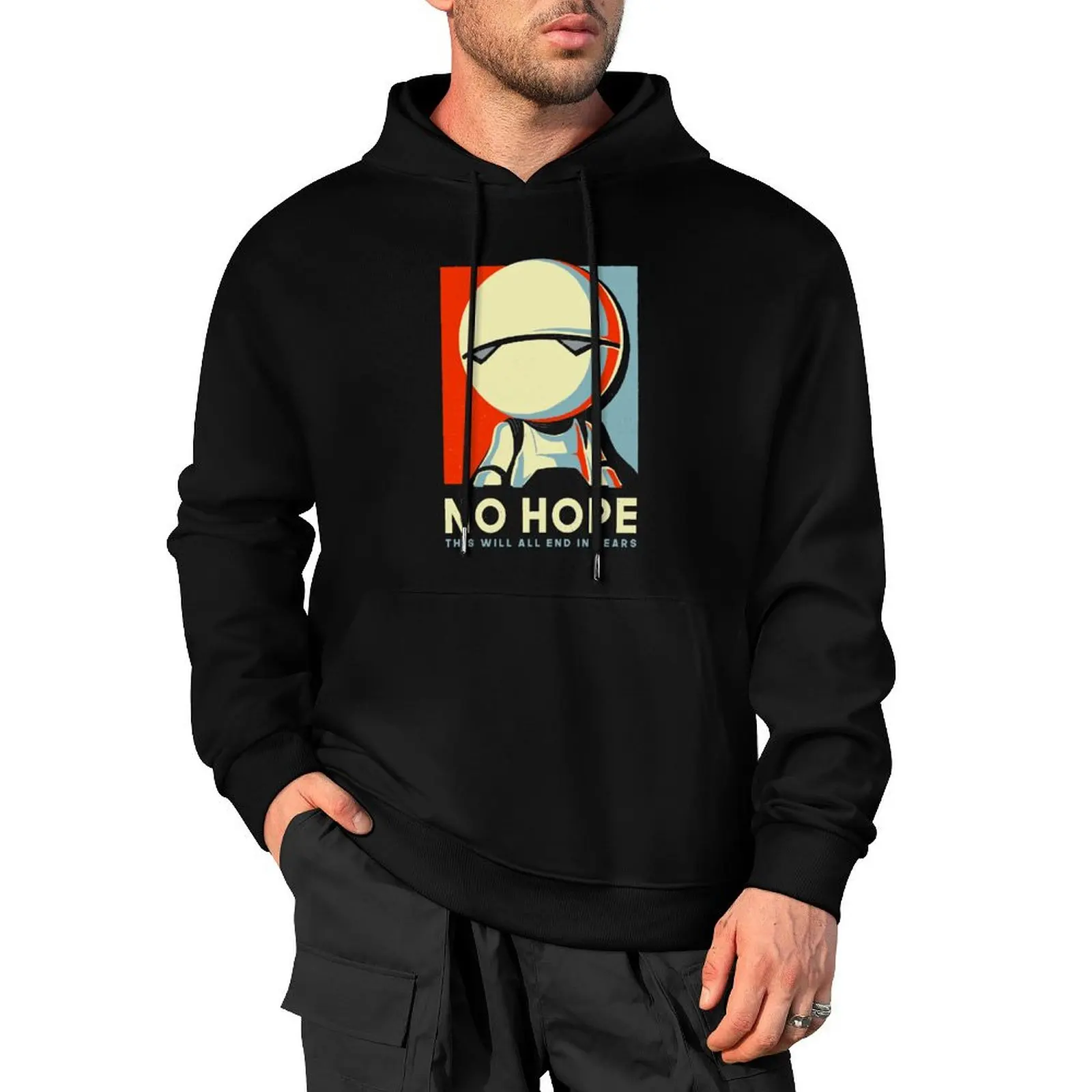 No hope Marvin - Funny Voting Sign Parody - Hitchhiker's Guide to the Galaxy Pullover Hoodie blouse autumn hoodie streetwear