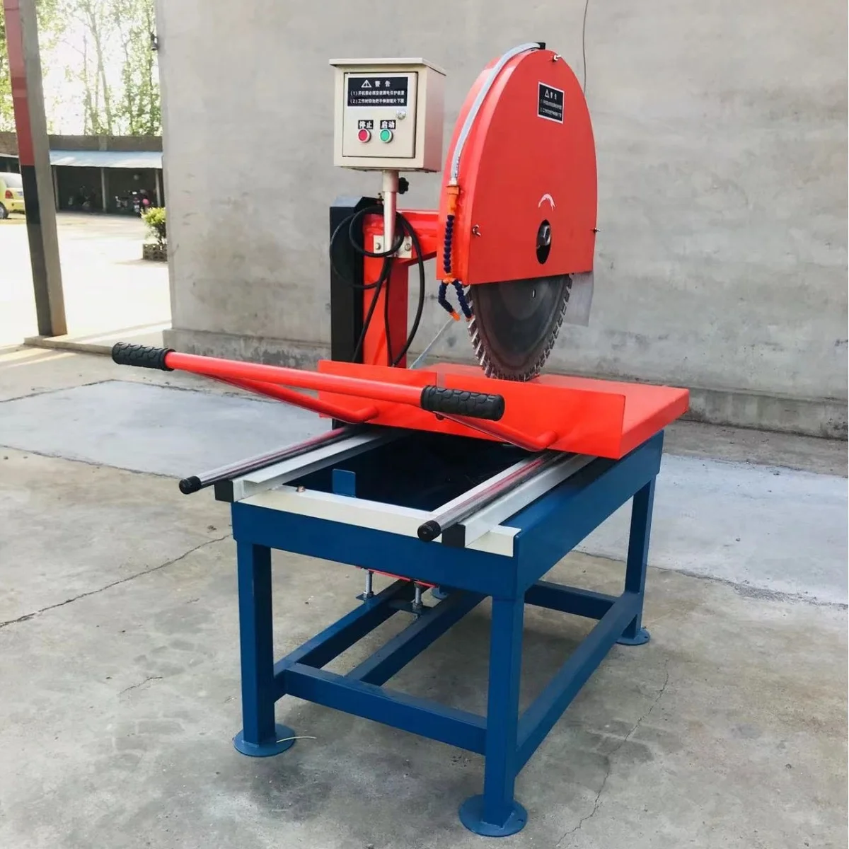 منشار طاولة آلة قطع البلاط والرخام والجرانيت المحمول بزاوية 45 درجة