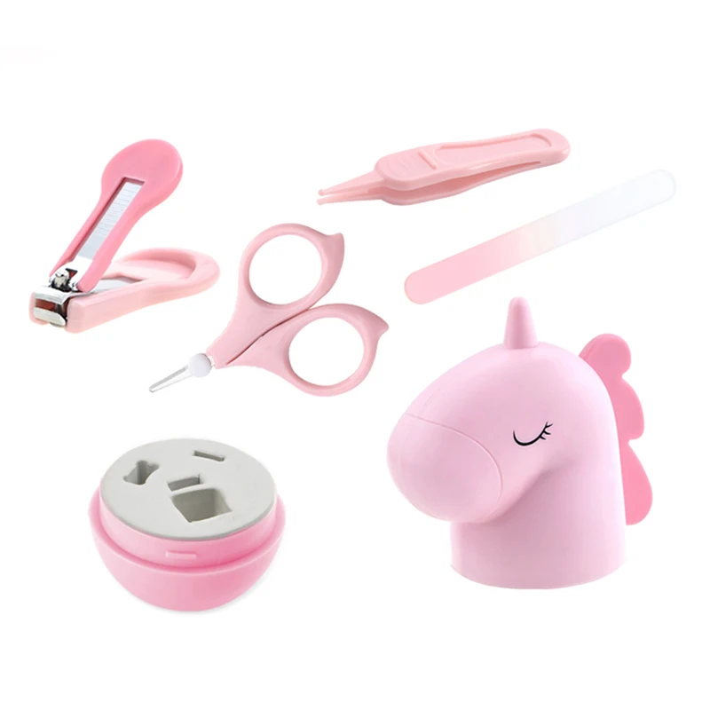 Baby Safe Nail Clipper Set Nail Trimmer Cutter Clean Tweezers Tools Kid Infant Nail Clipper Set Baby Nail Ear Care Tools