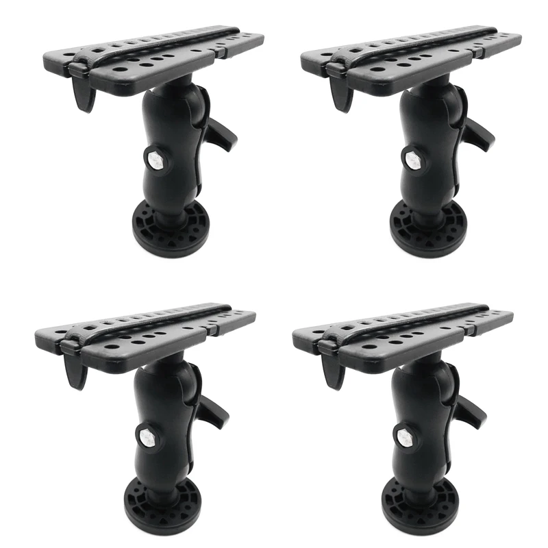 

4X Ball Mount With Fish Finder And Universal Mounting Plate Kayak Accessories