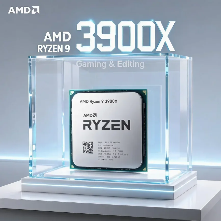 

AMD Ryzen 9 3900X R9 3900X 3.8GHz 12 Core 24 Thread Desktop CPU Processor Powerful Computing Processor AM4 Socket