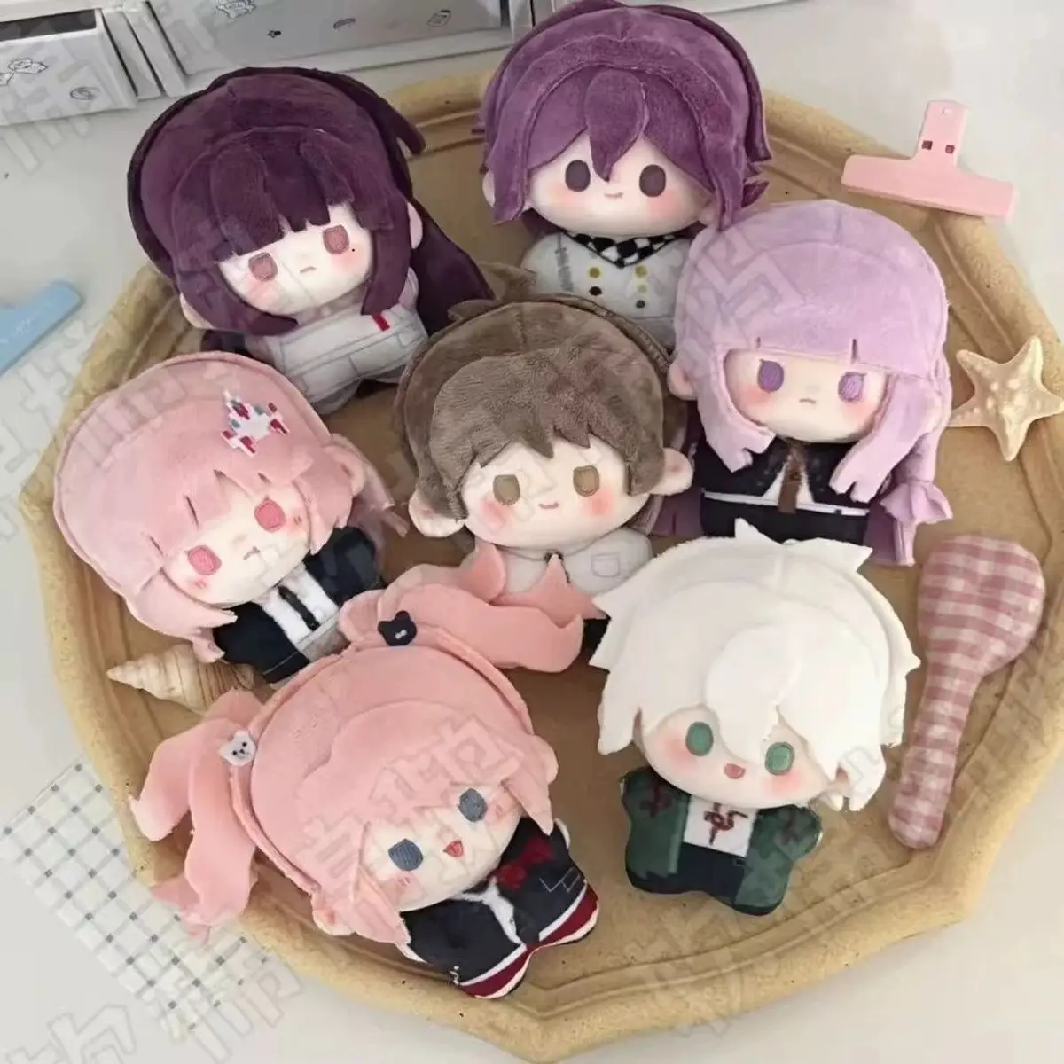 

Новая 10 см аниме Komaeda Nagito плюшевая кукла Kokichi Ouma Hinata Hajime Nanami ChiaKi косплей плюшевый брелок-подвеска игрушка детские подарки