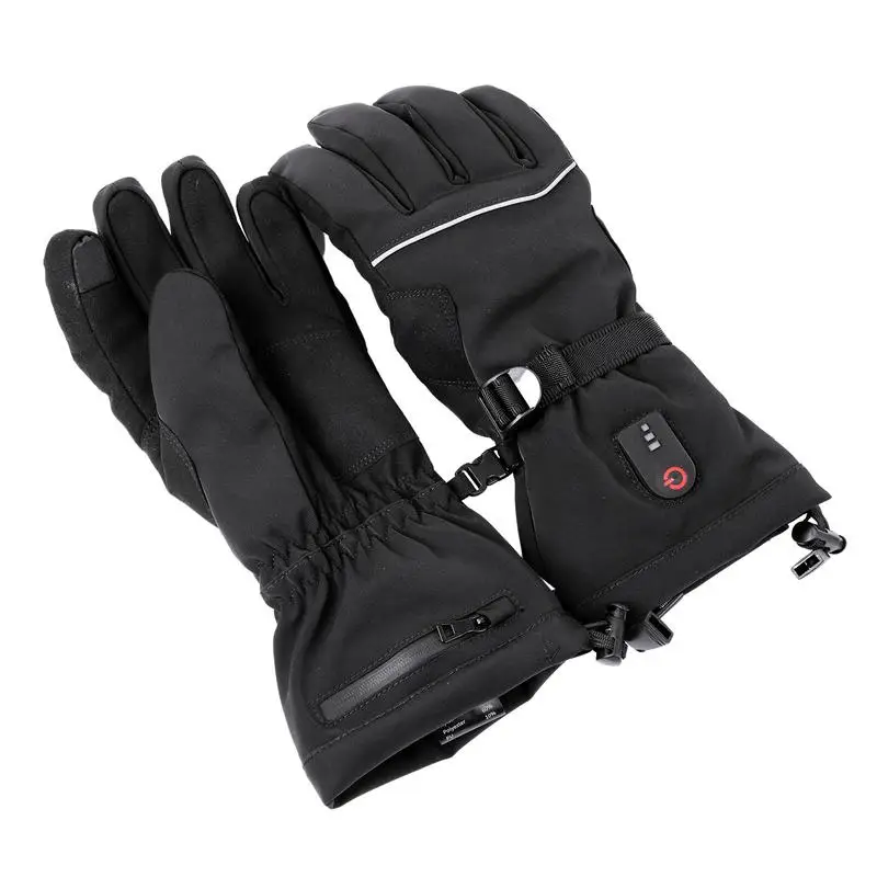 

Rechargeable Heated Gloves Electric Gloves Waterproof Rechargeable 3 Heating Levels Soft Heating Gloves Touchscreen Winter