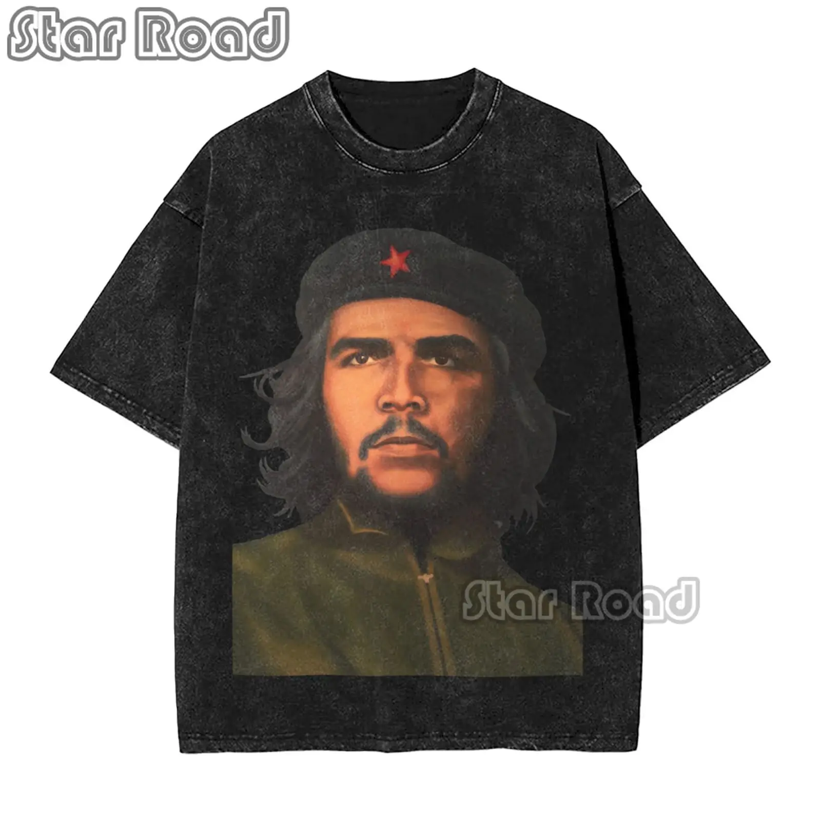 Che Guevara Shirt Rebel Cuban Shirt Guerrilla Revolution T-Shirt Casual Short Sleeve Men T Shirt Oversized O-neck Vintage Tshirt