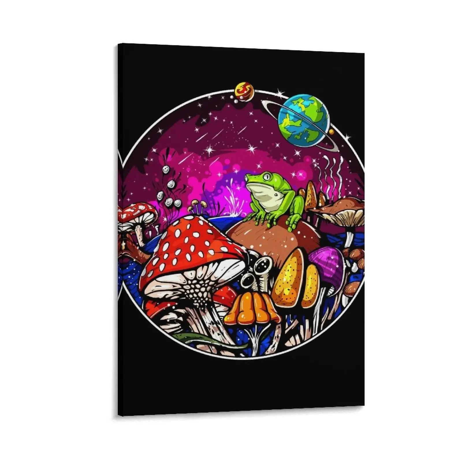 

Psychedelic Mushrooms Forest Canvas Painting decorations for the room Decoration wall bedrooms decor wall decoration painting