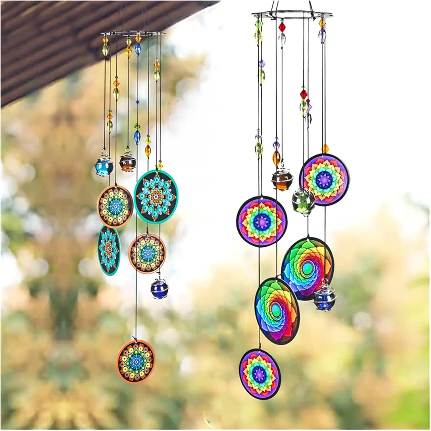 Wind Chimes 6 Styles Memorial Wind Chimes Outdoor Decor Window Hanging Windchimes Ornament Fneg i Decoration for Patio Balcony G