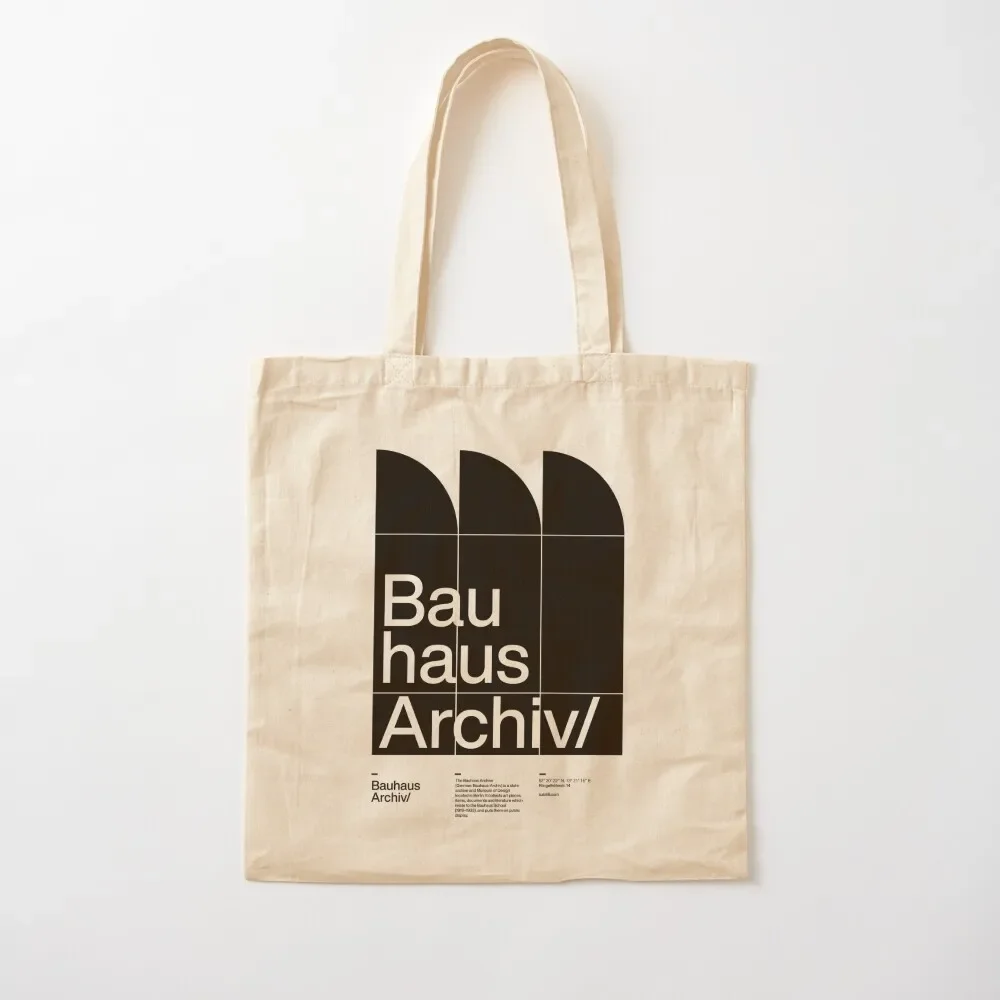 

Bauhaus Archiv Tote Bag canvas bags shopping cart bags Women's shopper bag Tote Bag