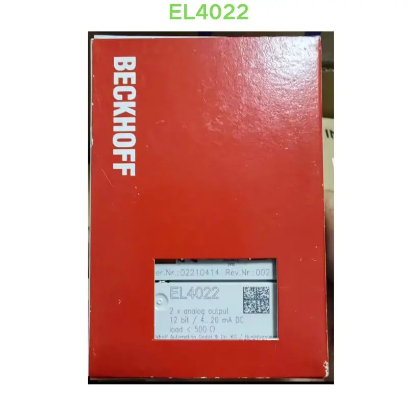 

New Beckhoff module EL4022