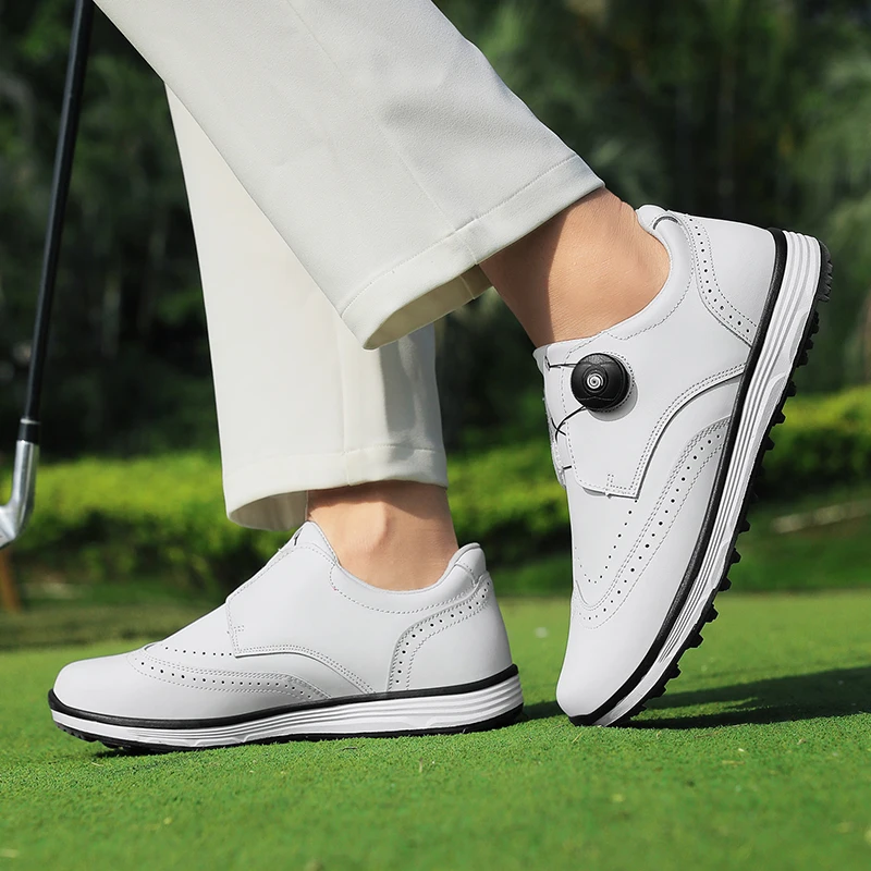

Golf sports shoes men's four season new fashion non slip breathable comfortable versatile casual indoor outdoor motion shoes