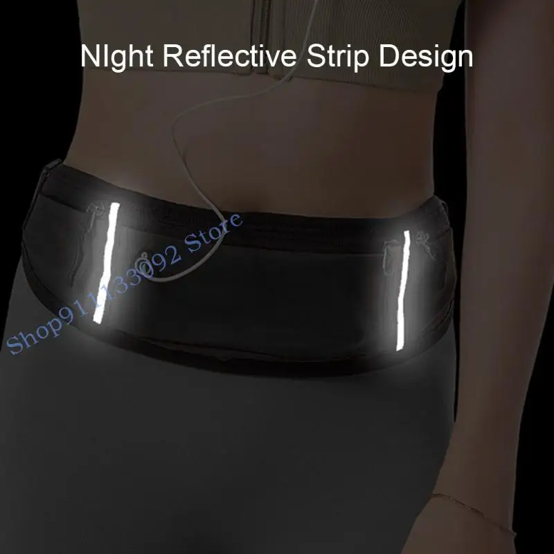 

H9ED Elastic Phone Holder Running Belt Waist Pack Sports Runner Bag
