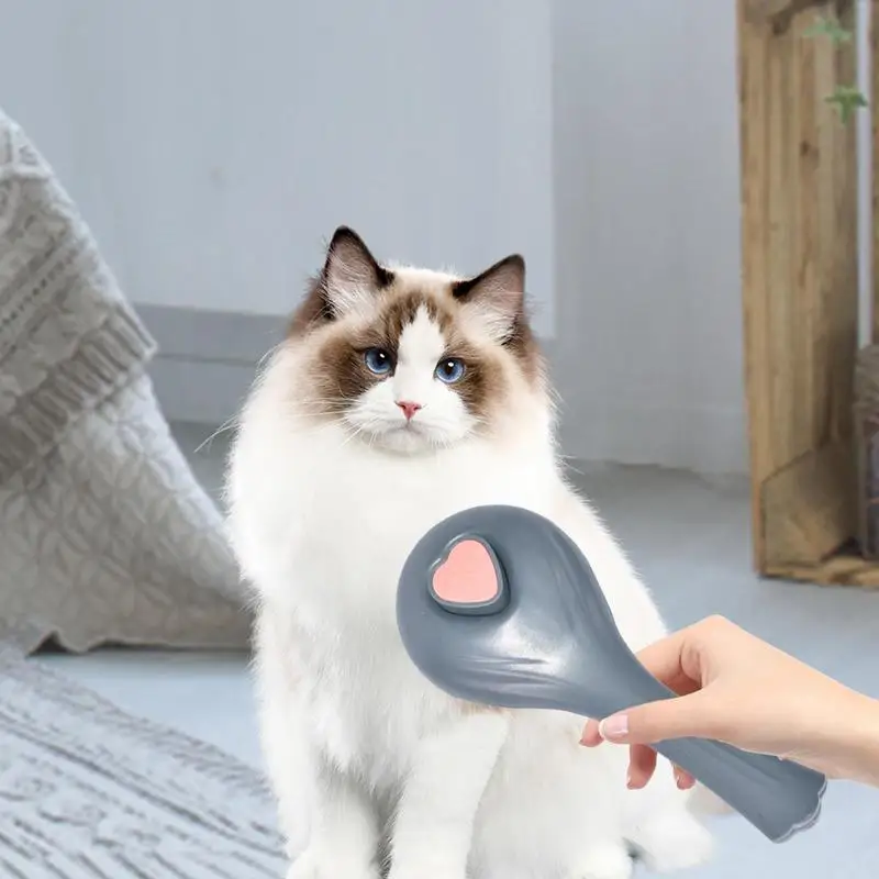 Pet Hair Comb Self Cleaning Slicker Brush For Cats Dogs Pet Grooming Brush For Cats Cat Brush Grooming Tools Cat Supplies