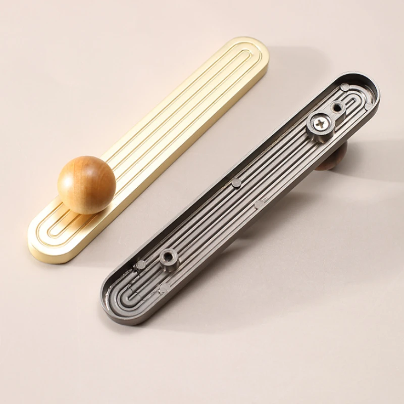 Nordische Küchenschrankgriffe, Griffdesign in Linienform, Möbelgriff für Schränke und Schubladen, Kommodenknöpfe, Kleiderschrankgriff / Lochabstand 96mm – Detail 2