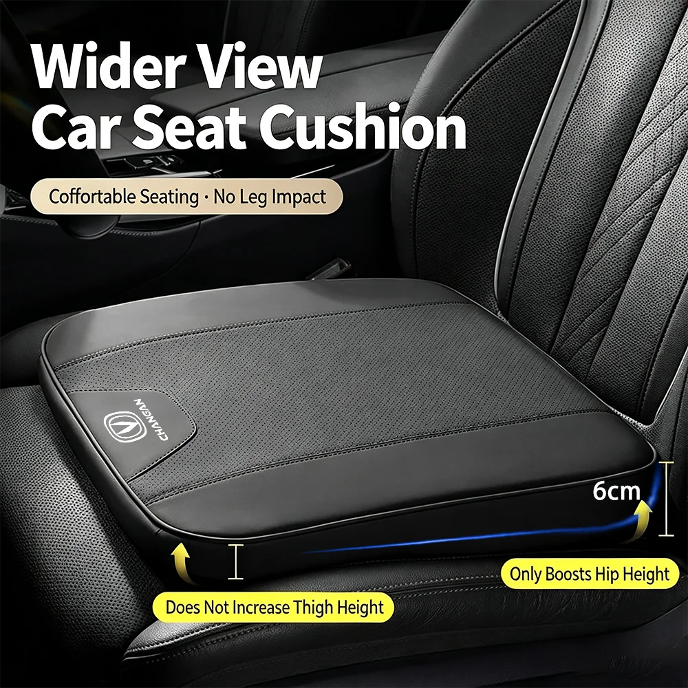 Car Booster Seat Cushion Height Boost Mat Booster Ergonomic Sloping Seat Cover for Changan F70 CS55 X7 Plus Unik T CS25 CS35 CS5