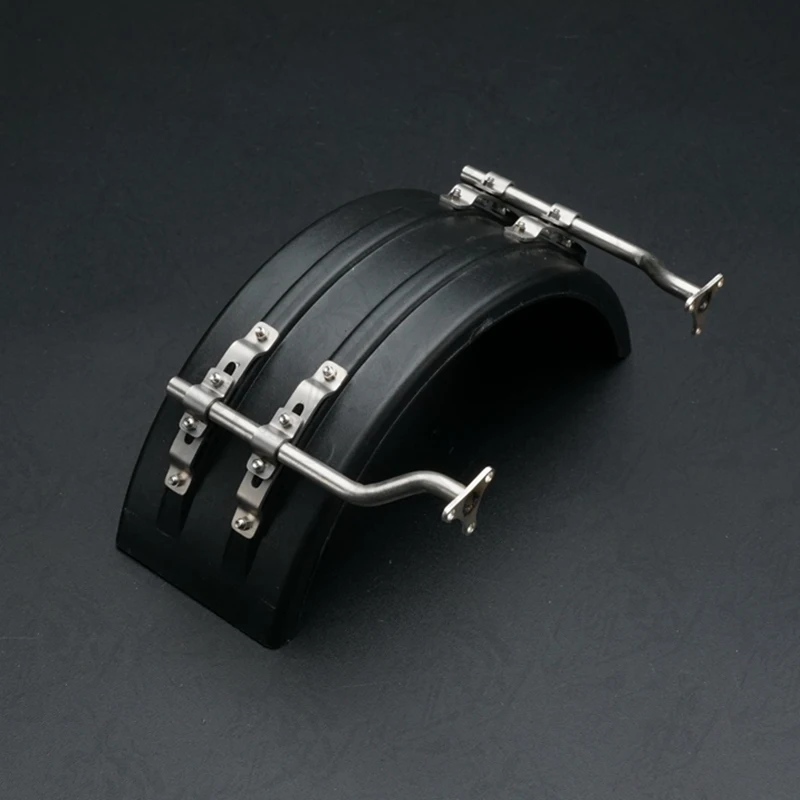 1:14e Schaal 2 stuks Metalen Simulatie Ronde Smalle Spatbord voor Tamiya RC Truck SCANIA 770S R620 VOLVO Benz Arocs MAN TGX Auto