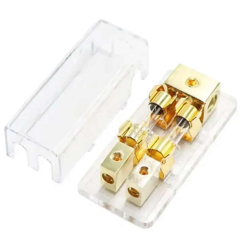 電源 1*0/2/4 AWG 入力 2*4/8/10 ゲージ出力オーディオステレオアンプ分配接続ブロック車用