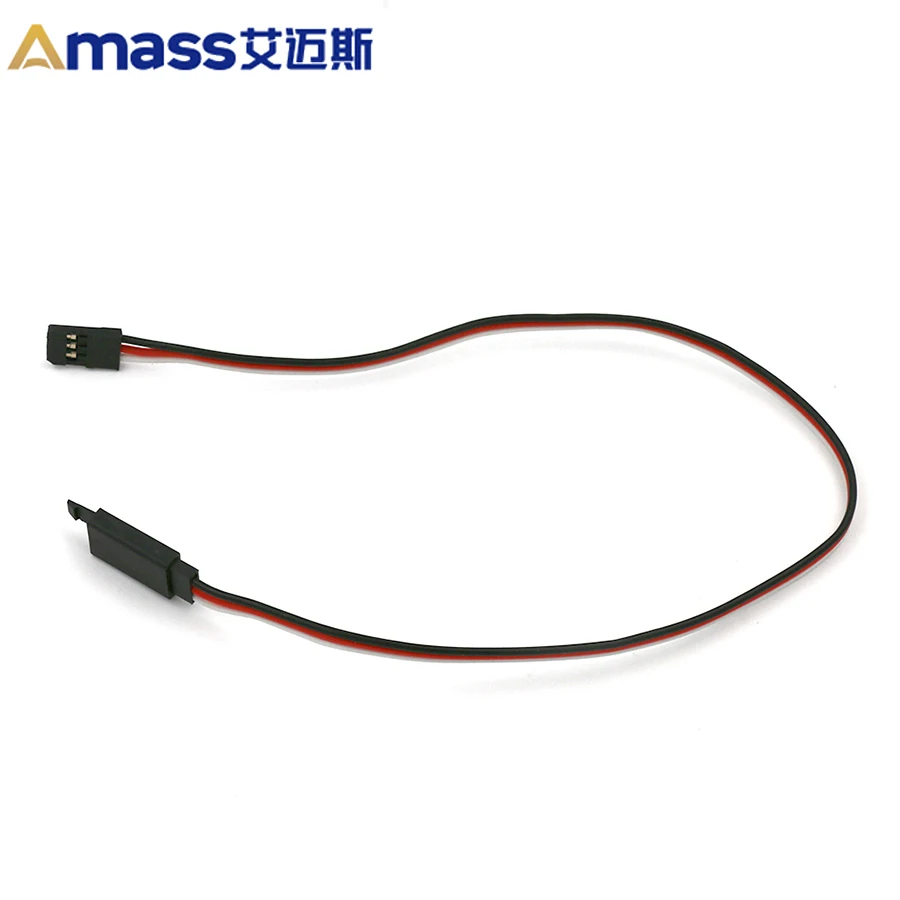 Amass 10pcs Futaba Extension Cables with Anti-loose Snap, 22awg Merge Cables, 15/30/45/60/90cm