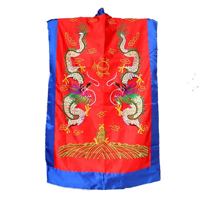 Sleeveless Dragon Robe Taoist Costume Lawsuit Double  Pattern  Layer Embroidery