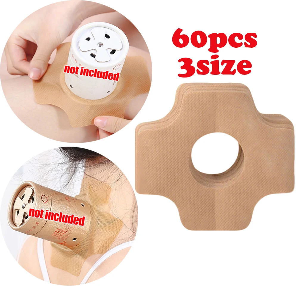 

60pcs non-woven adhesive tape For Fixed Suspension moxibustion tube Moxibustion Tool Massage Health Care