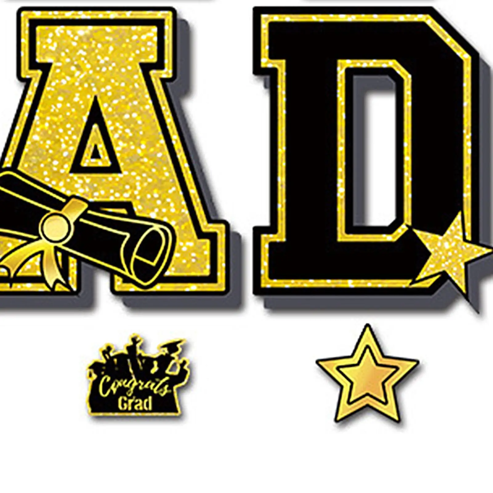 

Магниты на автомобиль к выпускному 2026, 24 штуки, многоразовые магнитные наклейки для автомобиля, холодильника, гаражных ворот, парада, круиза, выпускного