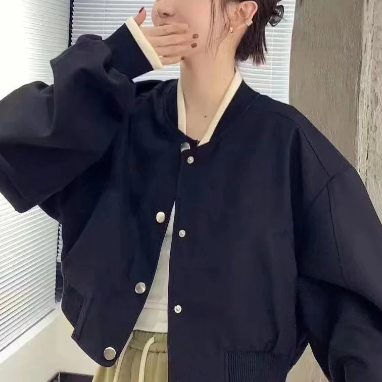 Sports Baseball Uniform Women's College Style Korean Version Personalized Top Jacket Jacket