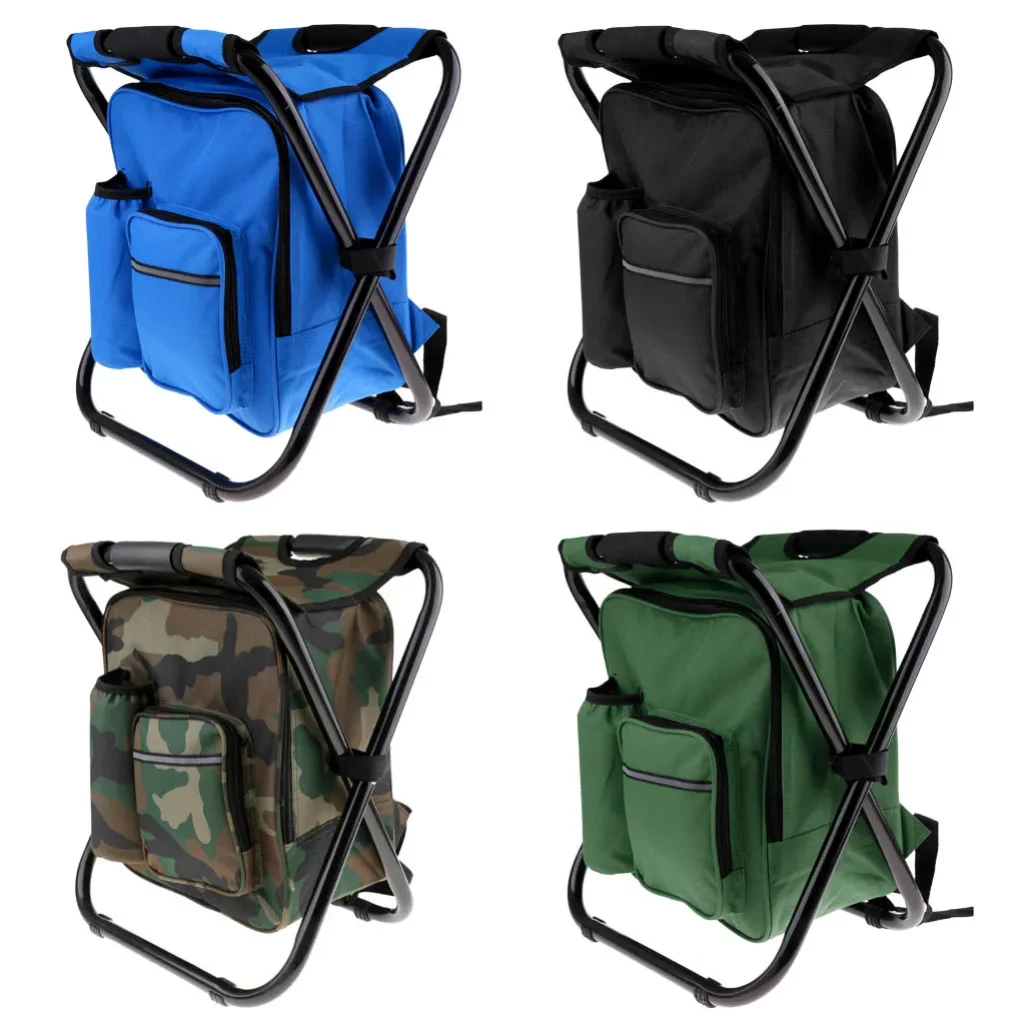 

Camping Folding Chair Smart Fishing Chair with Cooler Bag Combine Set