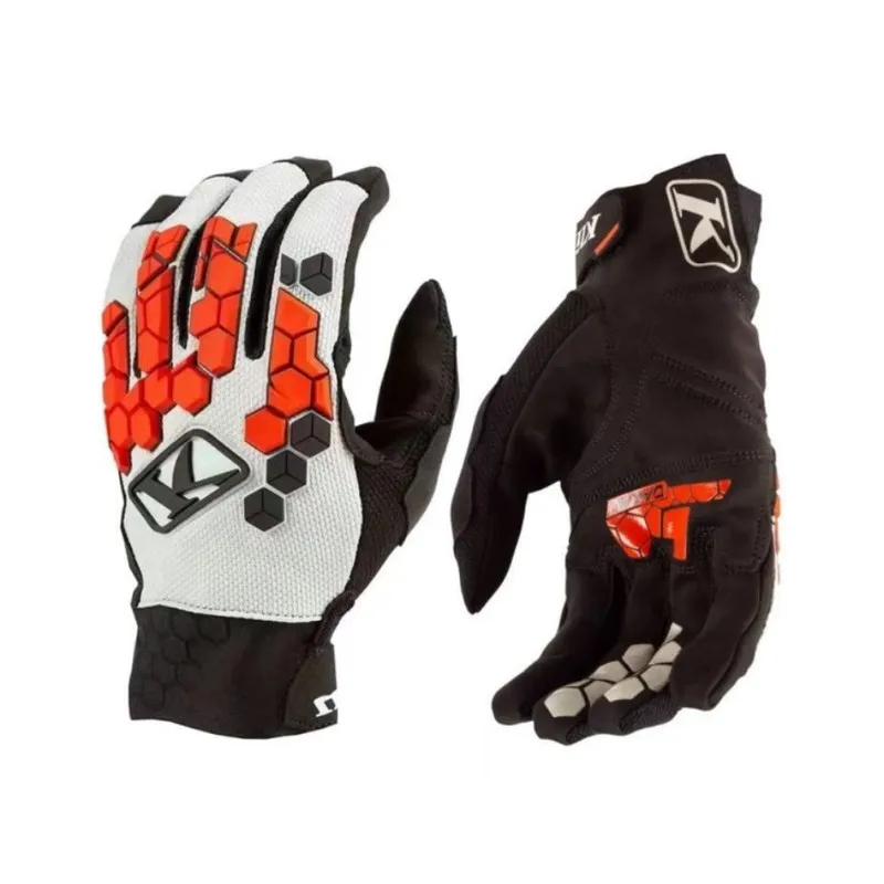 Off-road motorcycle riding gloves, anti-abrasion, breathable, full-finger gloves for outdoor speed-reducing bicycles