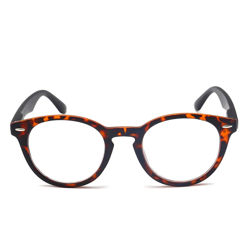 Lunettes de lecture rétro léopard à monture narpour hommes et femmes, verres transparents, lunettes de presbytie, lunettes avec dioptrie + 1.0 à 4.0