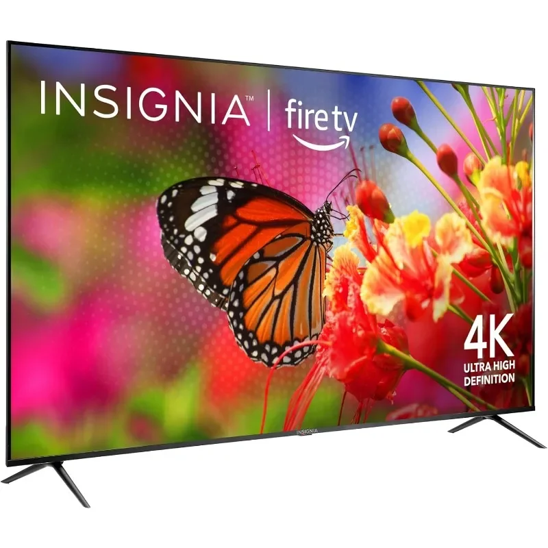 INSIGNIA TV api pintar UHD 4K LED seri F50 kelas 75 inci dengan Remote suara Alexa (NS-75F501NA25)