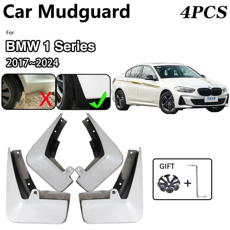 

Для BMW 1 серии F52 2017 ~ 2024 2x автомобильные брызговики для выпечки, краска, брызговики, защита крыльев, брызговики, наклейки, аксессуары