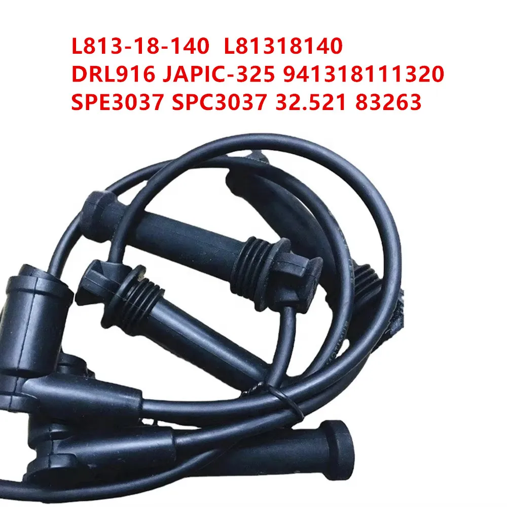 مجموعة أسلاك الإشعال التلقائي كابل توصيل شرارة OEM L813-18-140 L81318140 DRL916 JAPIC-325 941318111320 SPE3037 SPC3037 32.521 83263