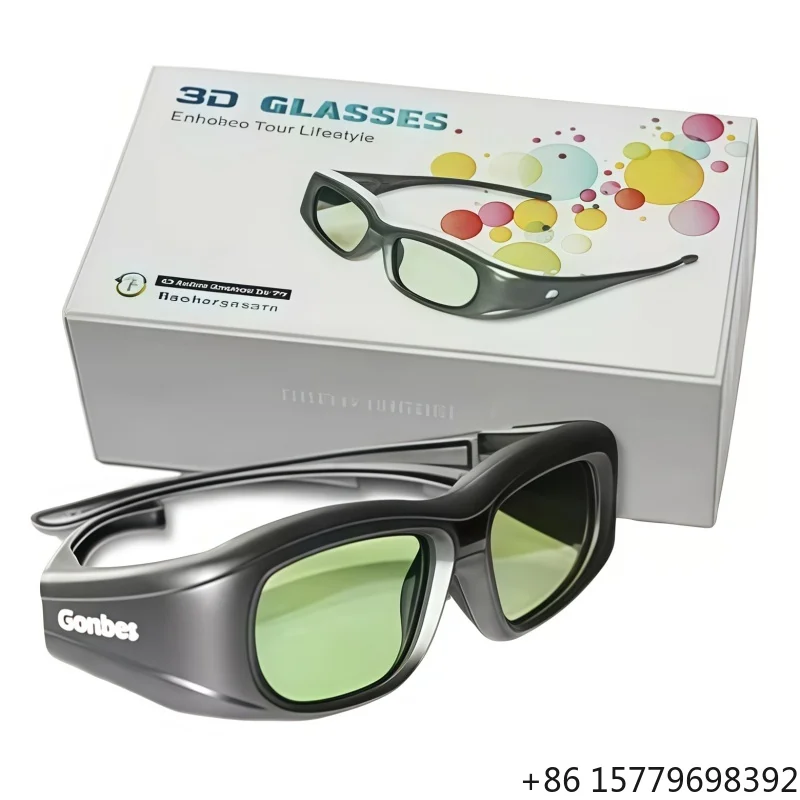 

3D BT Smart Glasses DLP-Link Virtual Reality Active Shutter with 50"-80" Virtual Screen