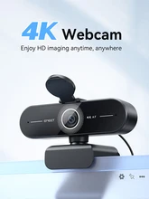 4K Ultra HD Webcam 1080P 60fps Web Camera EMEET C60E Autofocus USB Computer Camera for Live Streaming/ Video Call/ Conference