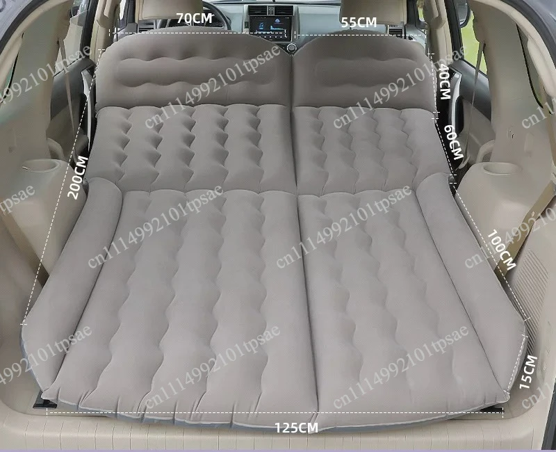 Car Travel Inflatable Bed SUV Rear Seat Trunk Universal Mattress Air Bed Auto Supplies