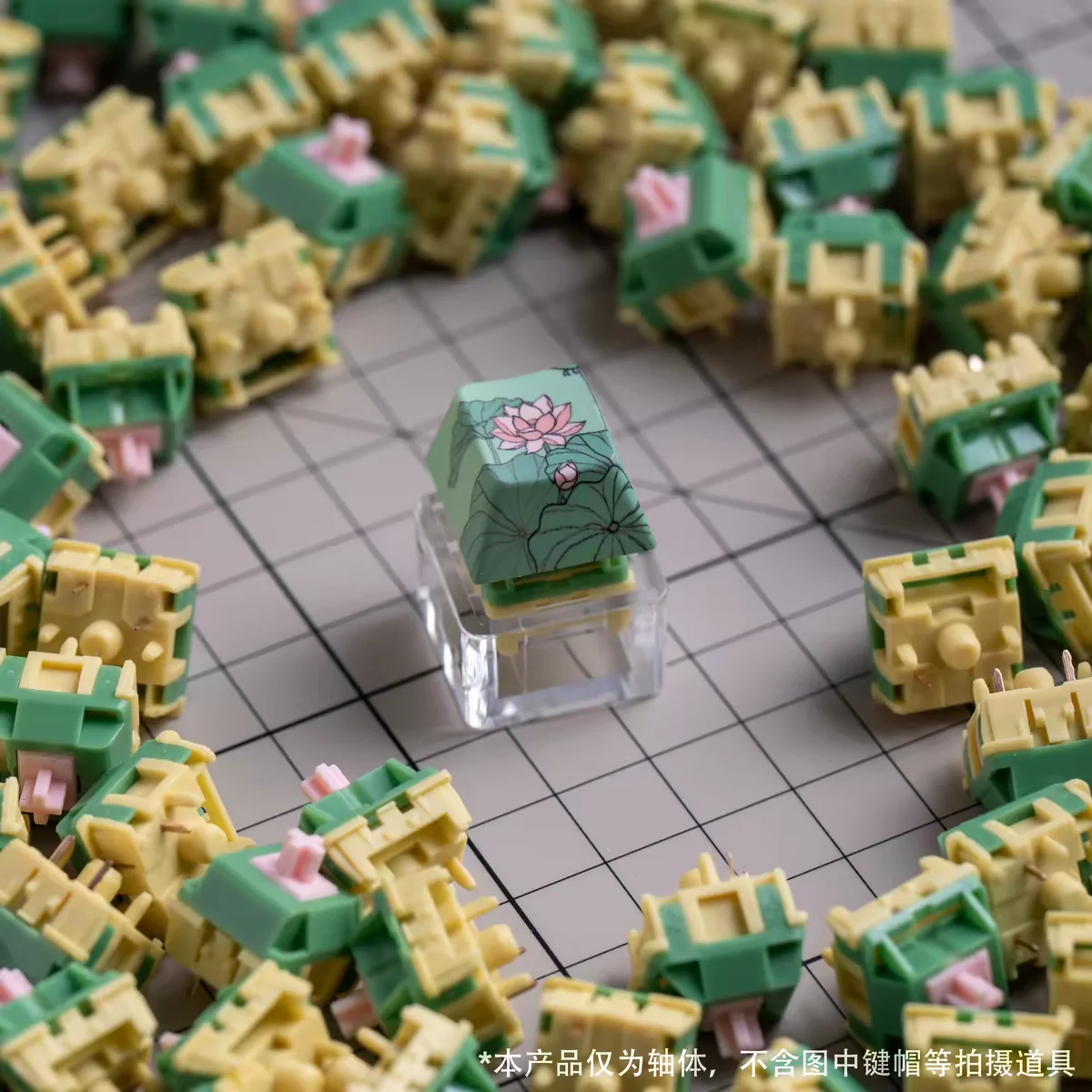 hmx-wjbylab-lotus-switch-linear-hifi-45g-5-pinos-clacky-pom-para-teclado-mecanico-de-alta-qualidade-com-lubrificacao-de-fabrica-acessorios-para-pc