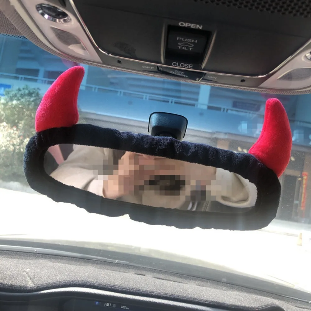 New Cute Cartoon Rear View Mirror Cover Bear Car Rearview Mirror Cover Rabbit Pig Rear View Mirror Cover
