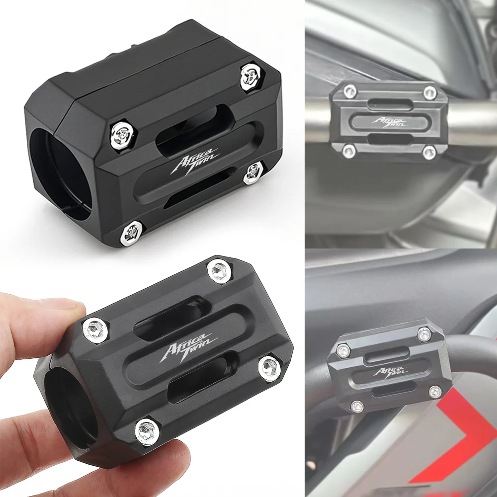 For Honda Africa Twin CRF1100L Crf1000l CRF 1100L 1000L 1100 1000 L Moto Engine Protection Bumper Crash Bar Block Accessories