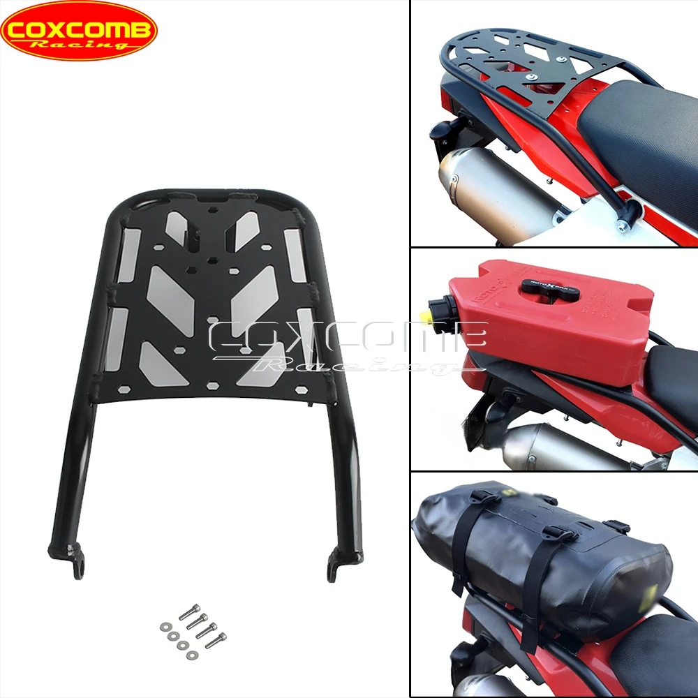 Luggage Holder Bracket Motorcycle Cargo Shelf Mount Bracket For Kawasaki KLX 230 KLX230 2020-2023 Rear Carrier Support Extension