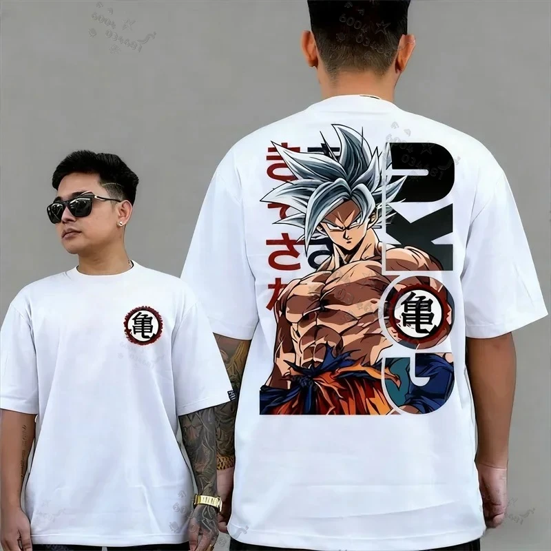 Summer Men's High-Quality Round-neck T-Shirt - 