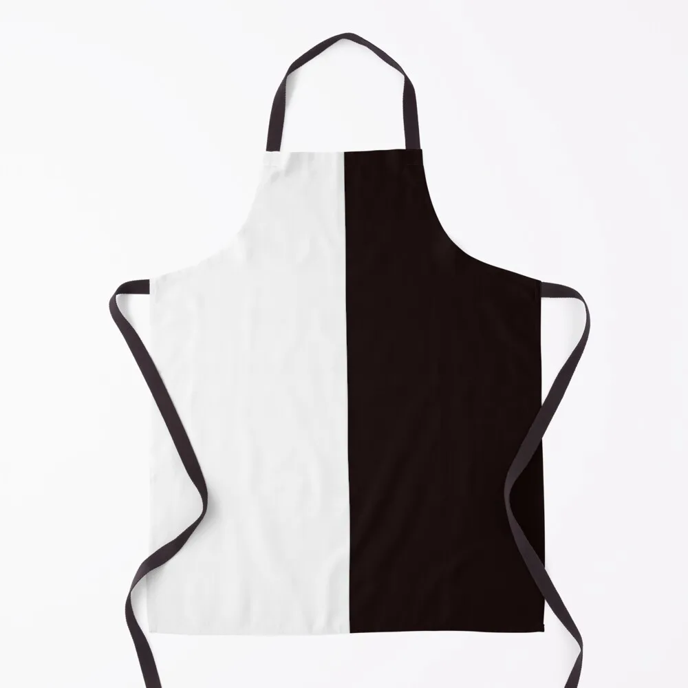 

Half White Half Black A-Line Dress Apron chef for man waiter chefs Apron