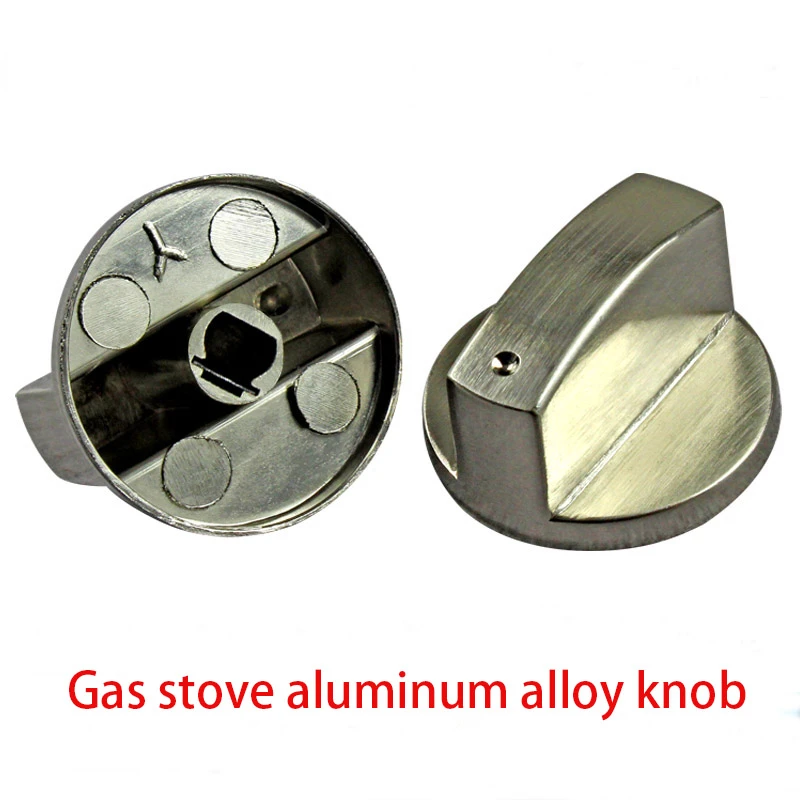 2pcs 8mm universal gas stove switch knob accessories zinc alloy button gas stove ignition switch knob universal left 45 degrees