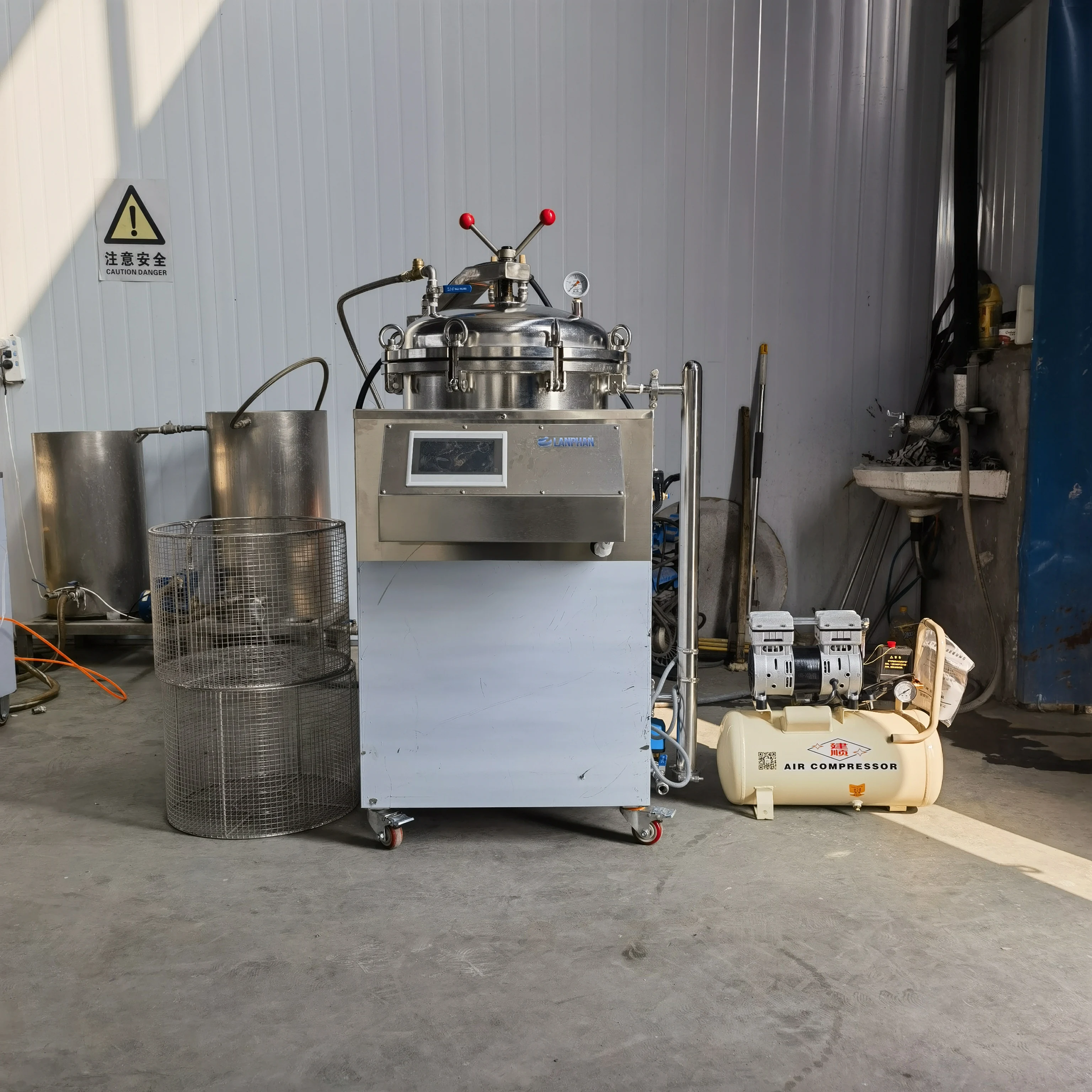 Industriële stoomsterilisator Verticale autoclaaf Prijs voor voedsel