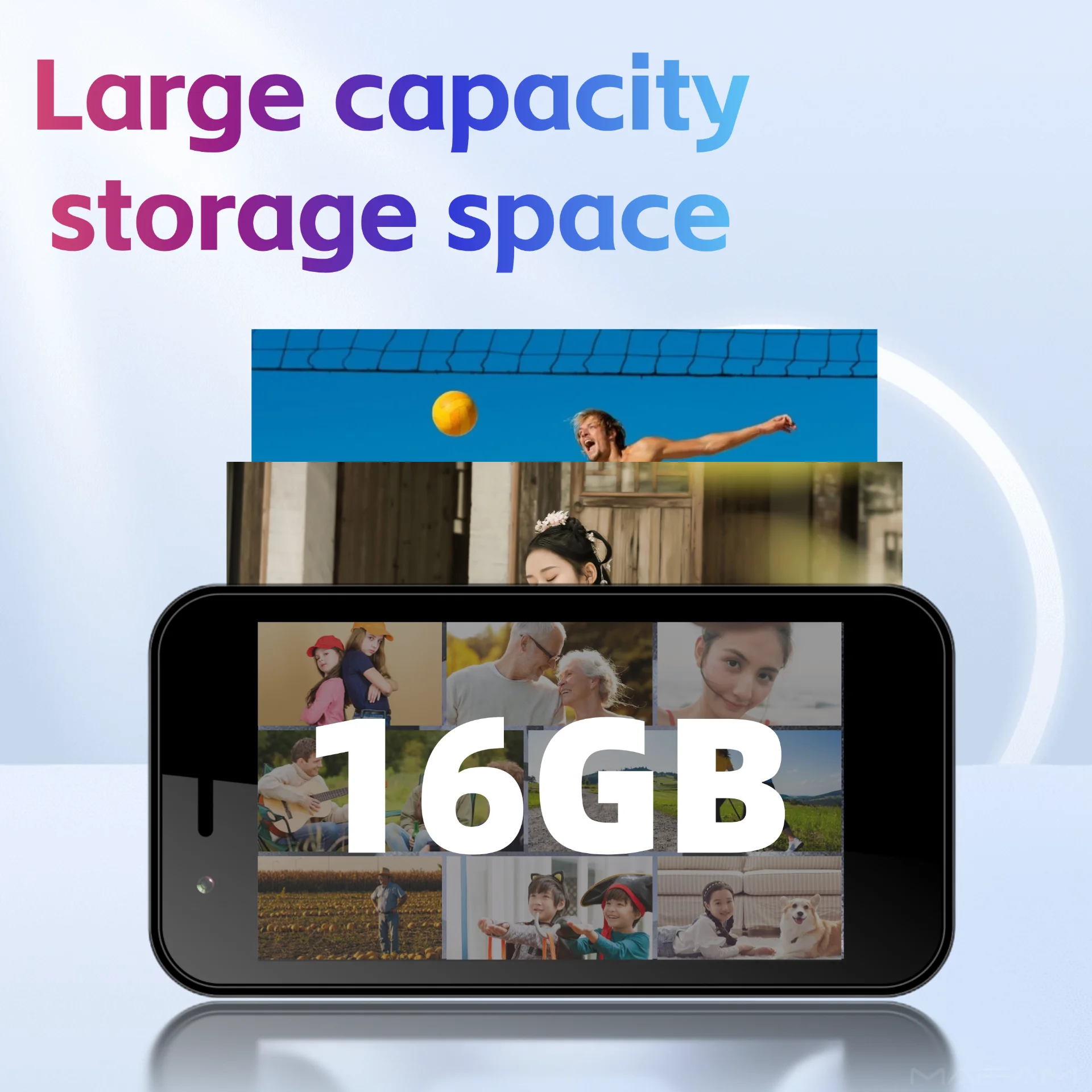 Portable Mini Pocket Phone Android 8.1 OS 2.95" HD Screen Two SIM Cards 3G WiFi Hotspot Smart Phone Play Store 2GB+16GB GPS