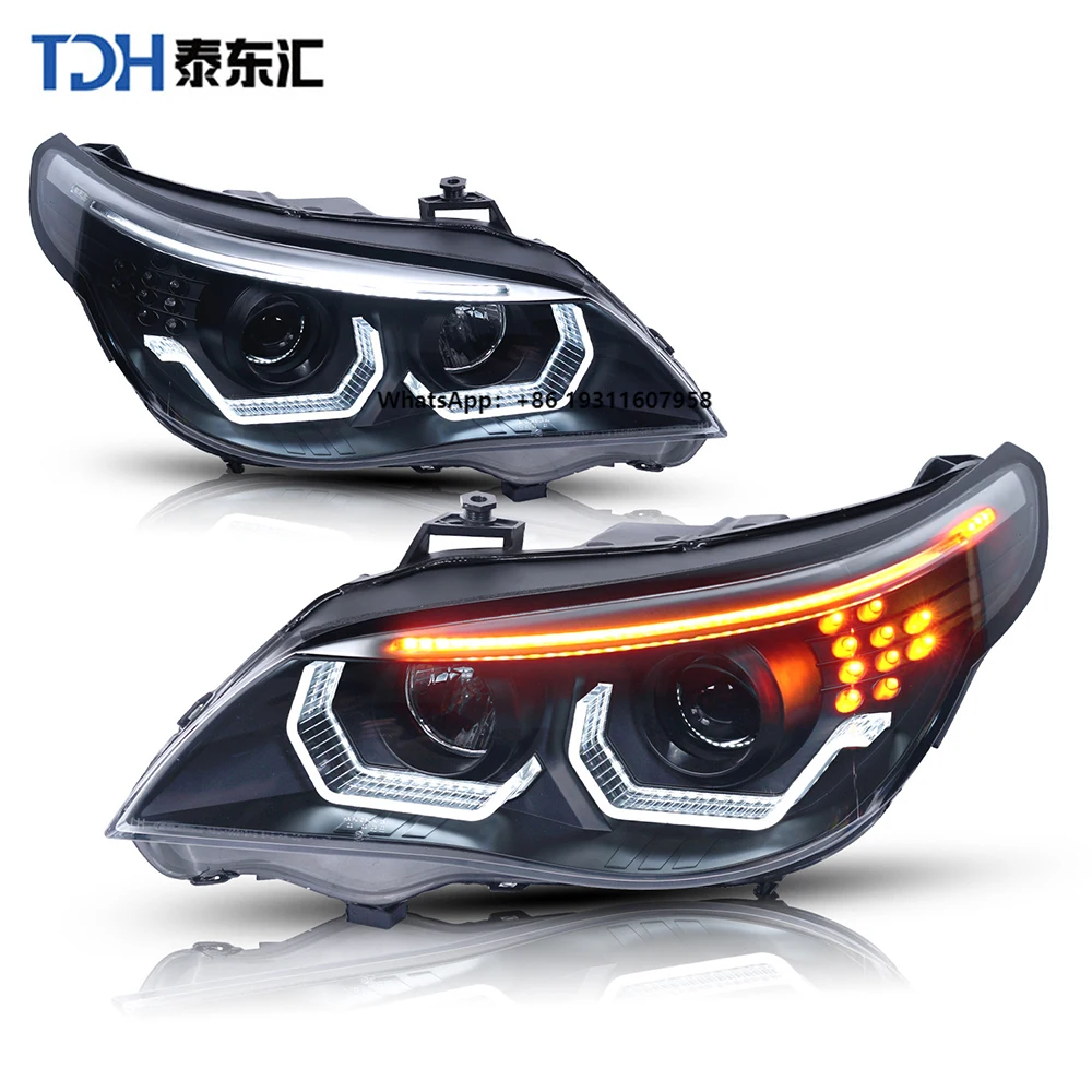 

High Quality Car Lights for 03-10 E60 Headlight LED Spoon Head Lamp Assembly
