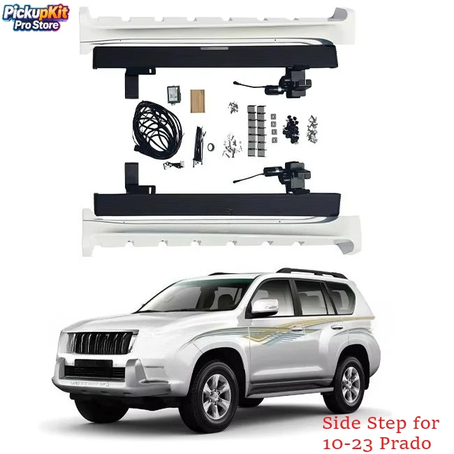 

Intelligent Electric Side Step Electric Running Board Power Footrest Retractable for 10-23 Prado Side Skirt
