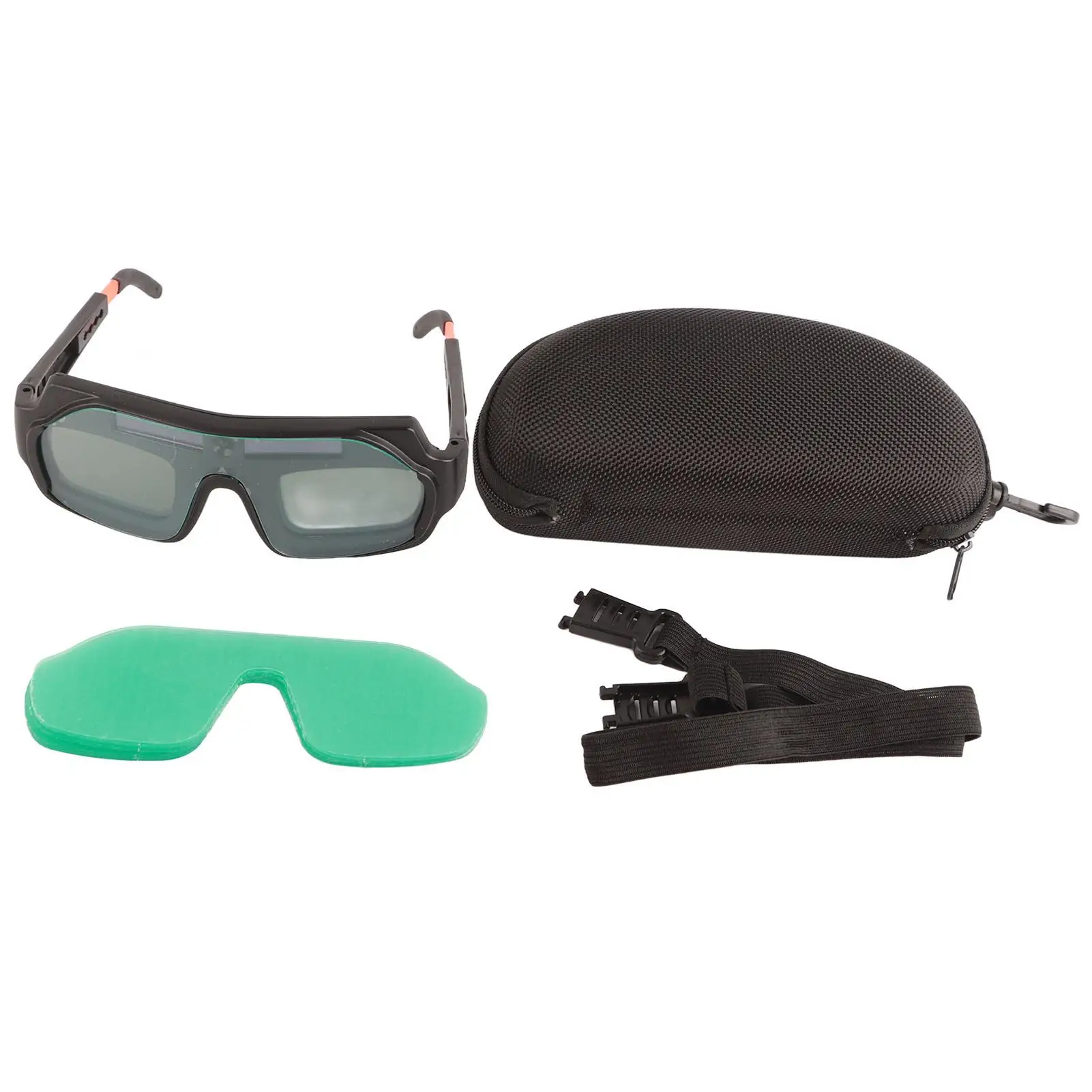 

Auto Darkening Welding Goggles Solar Powered Eye Protection PC Glasses for Welding Soldering Safety Gear