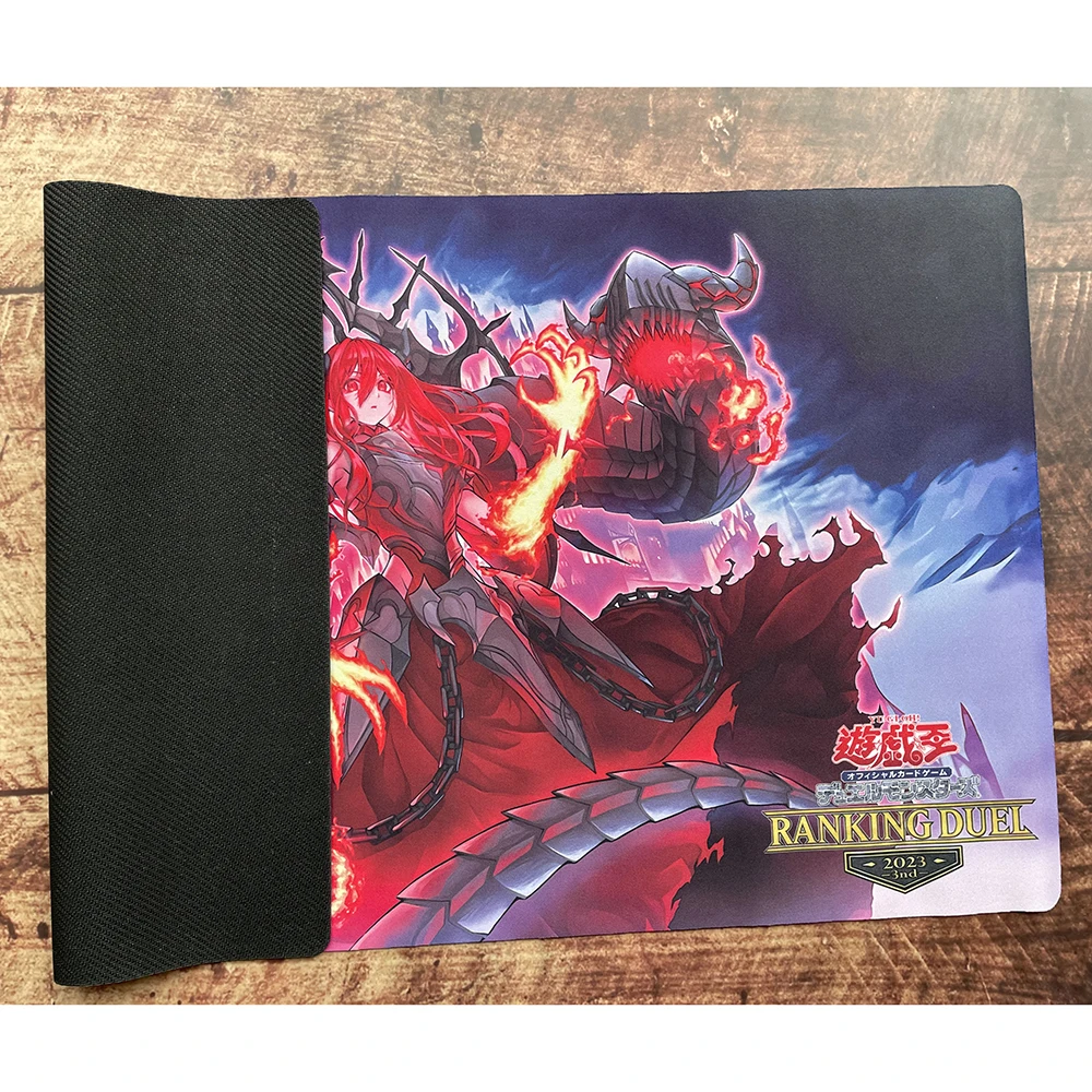 Yu-Gi-Oh Prisoner Princess of Fruitful Flames Playmat TCG Pad YGO Mat TCG Yugioh Mat-74