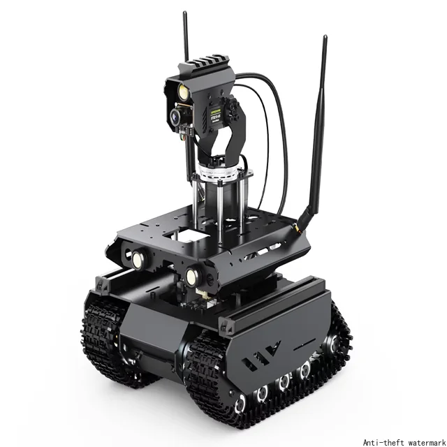 2026 Hot Selling Open-source Tracked AI R obot , Dual Controllers, 360 Flexible Pan-Tilt