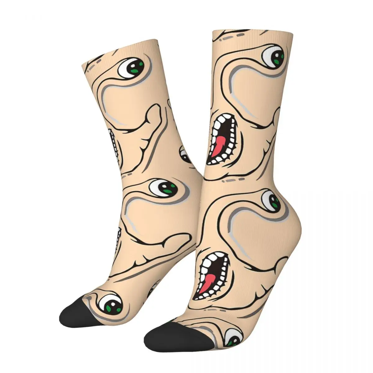 Hip Hop Retro Migi-parasyte Crazy Men's Compression Socks Unisex Parasyte Harajuku Pattern Printed Funny Novelty Happy Crew Sock